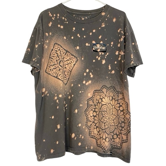 Quicksilver Tee Tshirt Mens Size XL Unisex Crewneck Short Sleeve Upcycled Gray - Picture 1 of 12